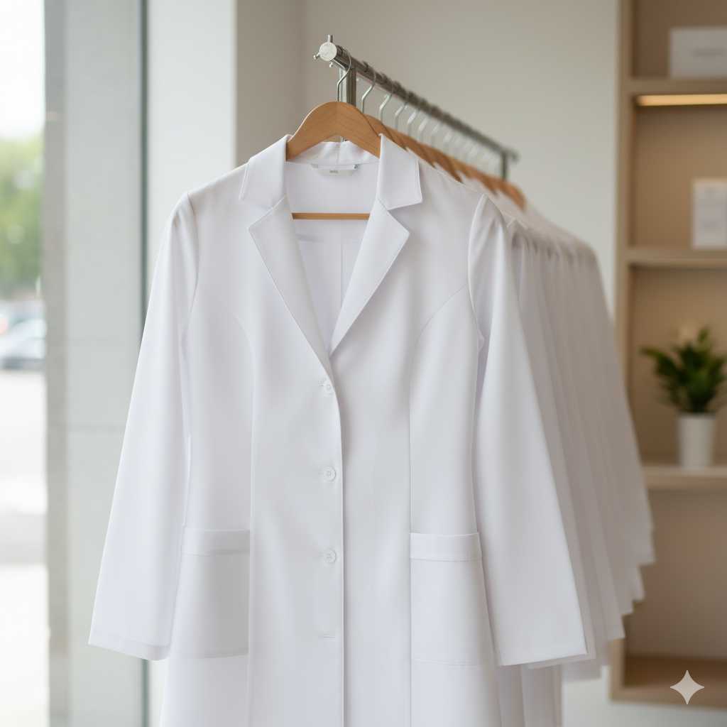 Blouse Médicale Col Veste Simple