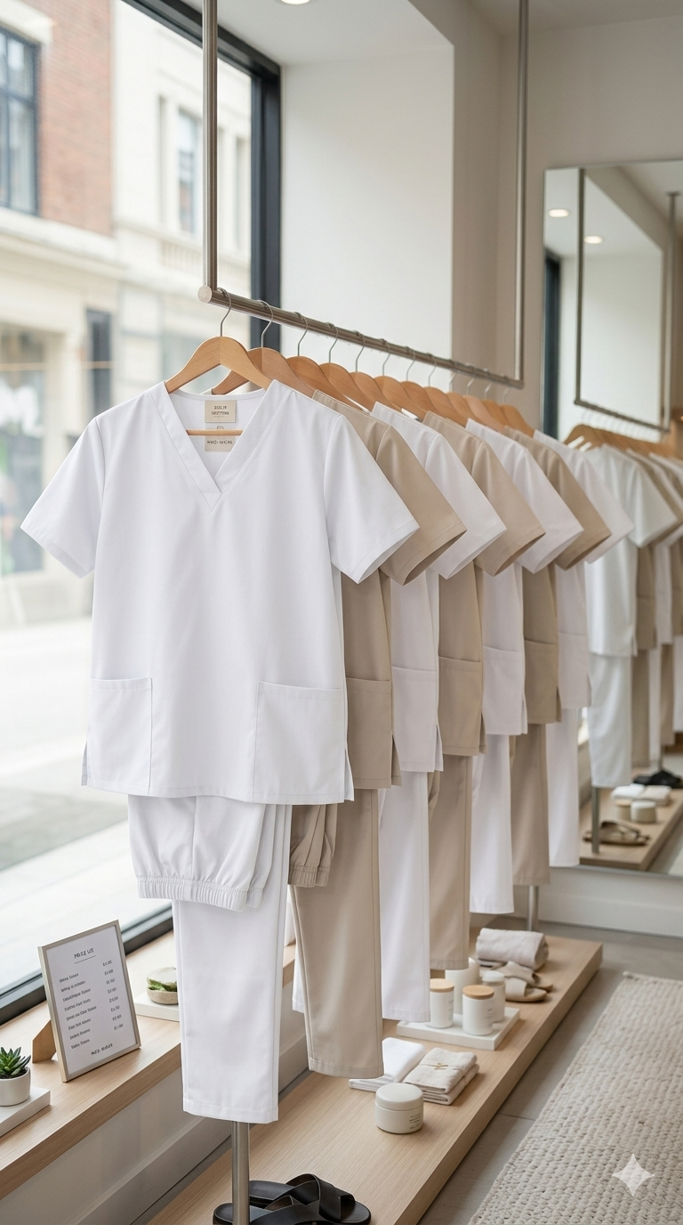 Blouse Médicale Col Veste Simple